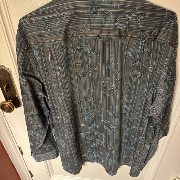 Jhane Barnes long sleeve casual shirt size XL - Picture 2 of 3